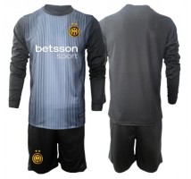 Inter Milan Bramkarskie Koszulka Podstawowa dzieci 2025-26 Długi Rękaw (+ krótkie spodenki) Inter Milan Bramkarskie Koszulka Podstawowa dzieci 2025-26 Długi Rękaw (+ krótkie spodenki)